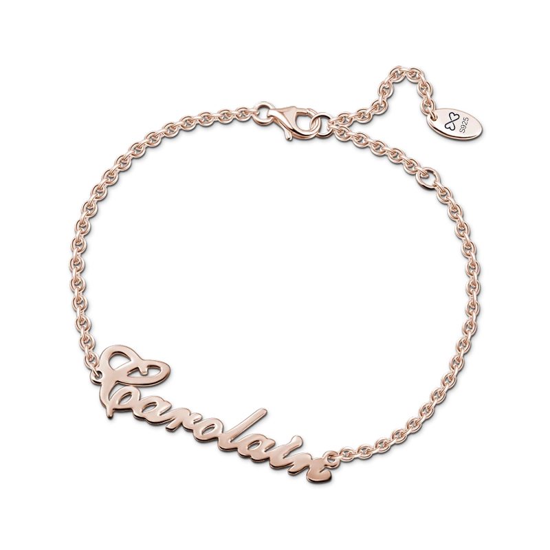 Carrie Style Gold Plated Name Bracelet