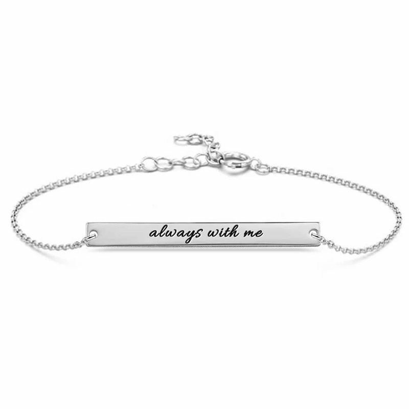 Custom Bar Engraved Bracelet