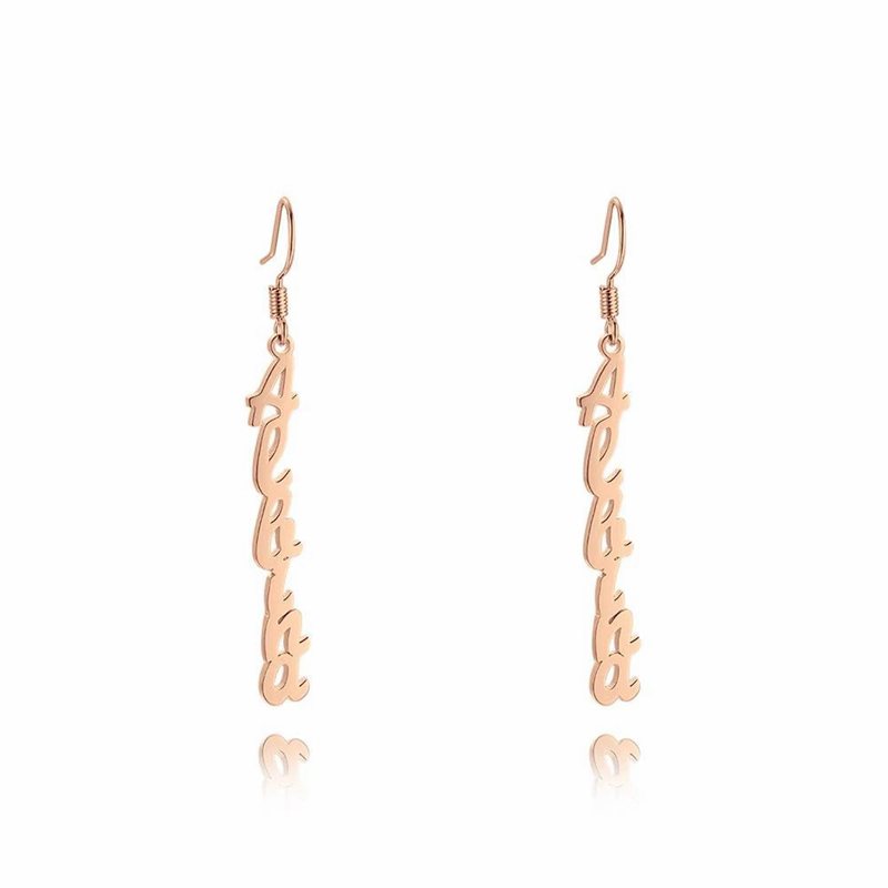 Name Drop Earrings Name Drop Earrings