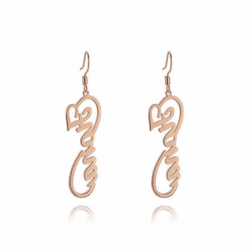 Personality Name Earrings Infinity Earrings Personality Name Earrings Infinity Earrings