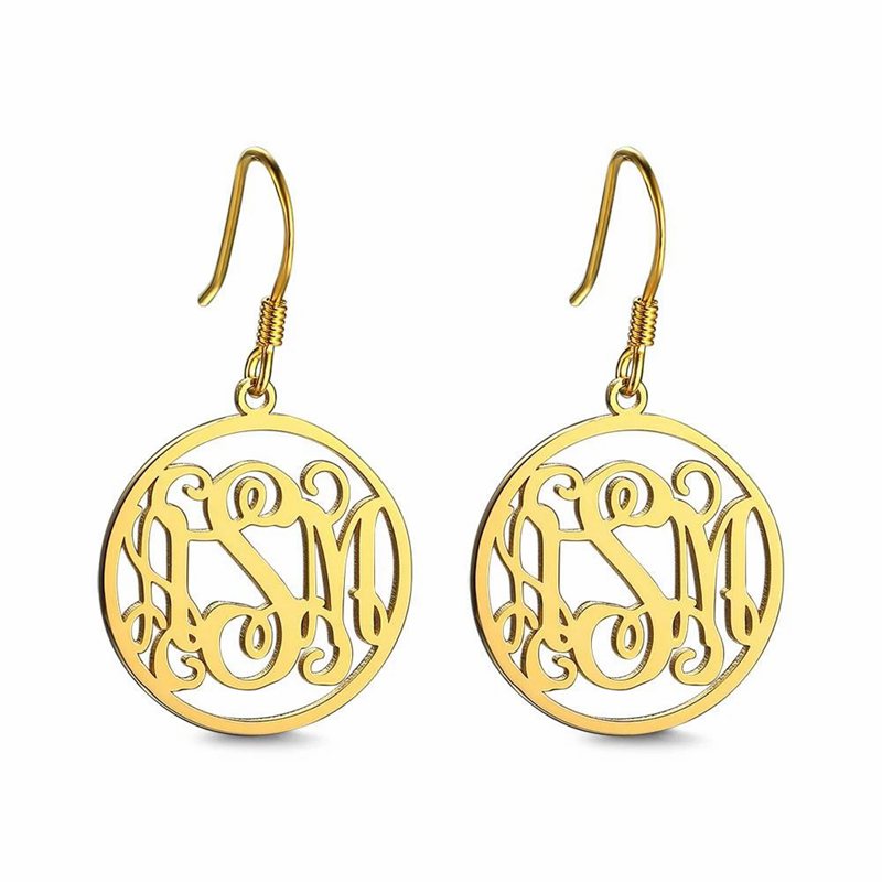 Personalized Monogram Earrings