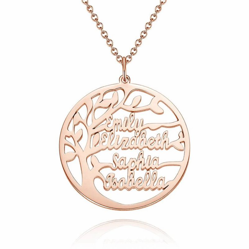 Family Tree Name Necklaces Family Tree Name Necklaces