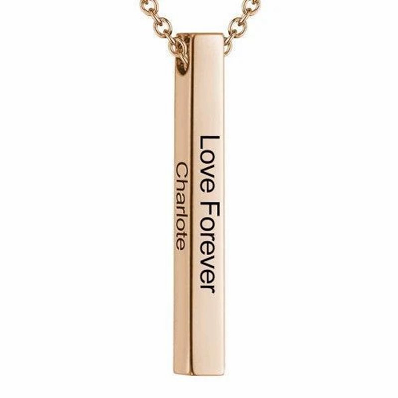 Vertical Bar Necklace