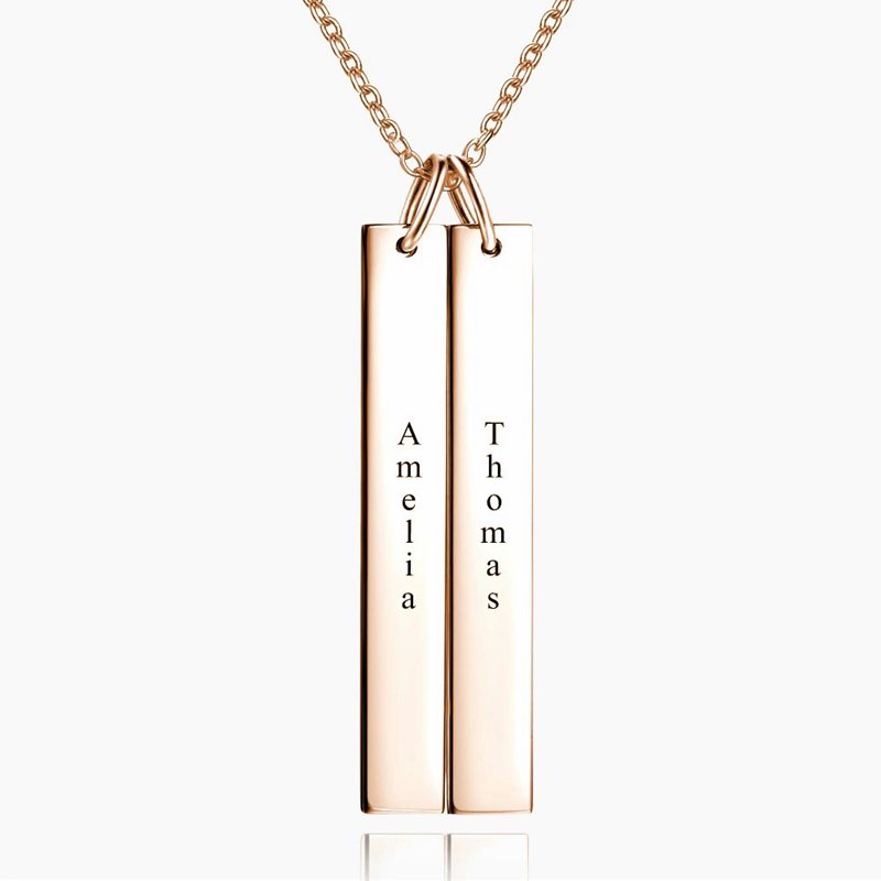 Vertical Two Bar Necklaces