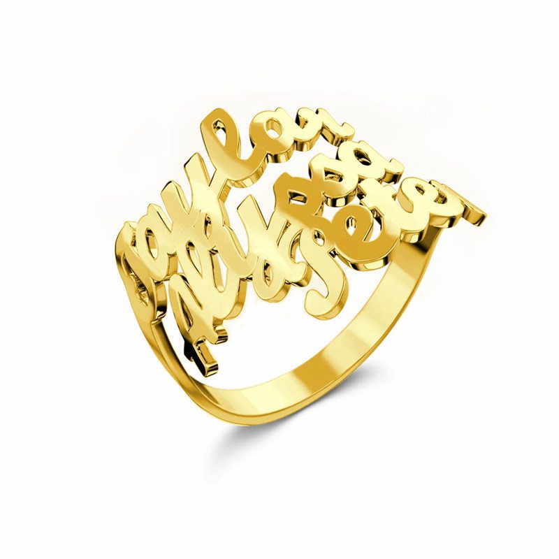 Three Name Ring Three Name Ring