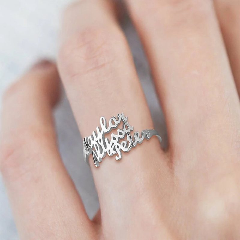 Three Name Ring