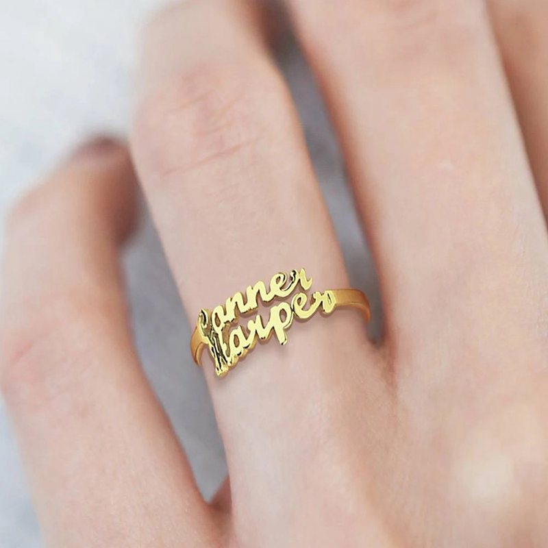 Two Name Ring